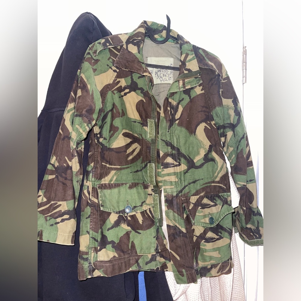 Military camo jacket